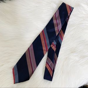 Oscar de la Renta multicolor tie